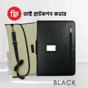 Document Care Folder (ফ্রি প্রটেক্ট কভার) Black